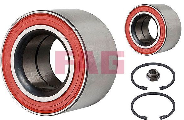 Ступичный подшипник (комплект) Fag передний для ВАЗ 2110 1995-2012. Артикул 713 6910 10