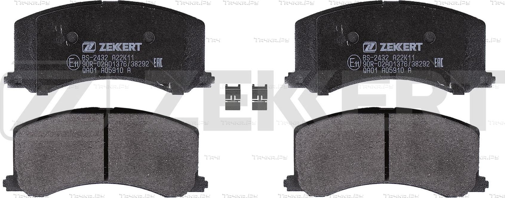 Тормозные колодки Zekkert передние для Suzuki Baleno I 1995-2002. Артикул BS-2432