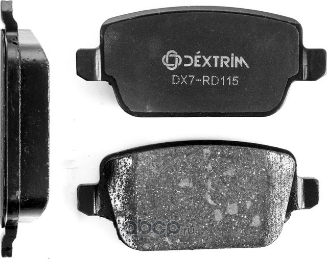 Колодки тормозные задние (Dextrim). Артикул DX7RD115