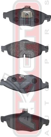 Тормозные колодки Akyoto Packing AKYOTO передние для Chrysler Stratus 1995-2001. Артикул AKD-0320