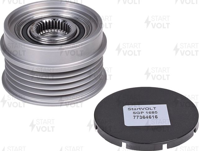 Муфта генератора обгонная StartVOLT для Fiat Doblo II 2011-2026. Артикул SGP 1685