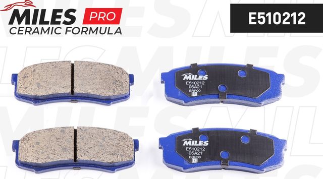 Тормозные колодки Miles (Керамика). Артикул E510212