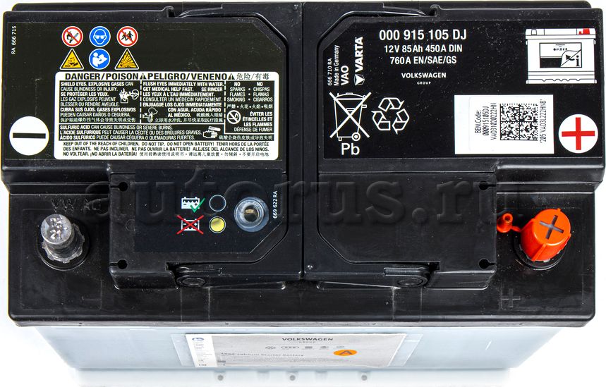 Аккумулятор VAG. Артикул 000915105DJ
