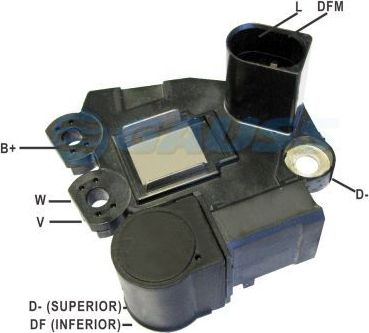 Реле-регулятор напряжения генератора Gauss. Артикул GA980