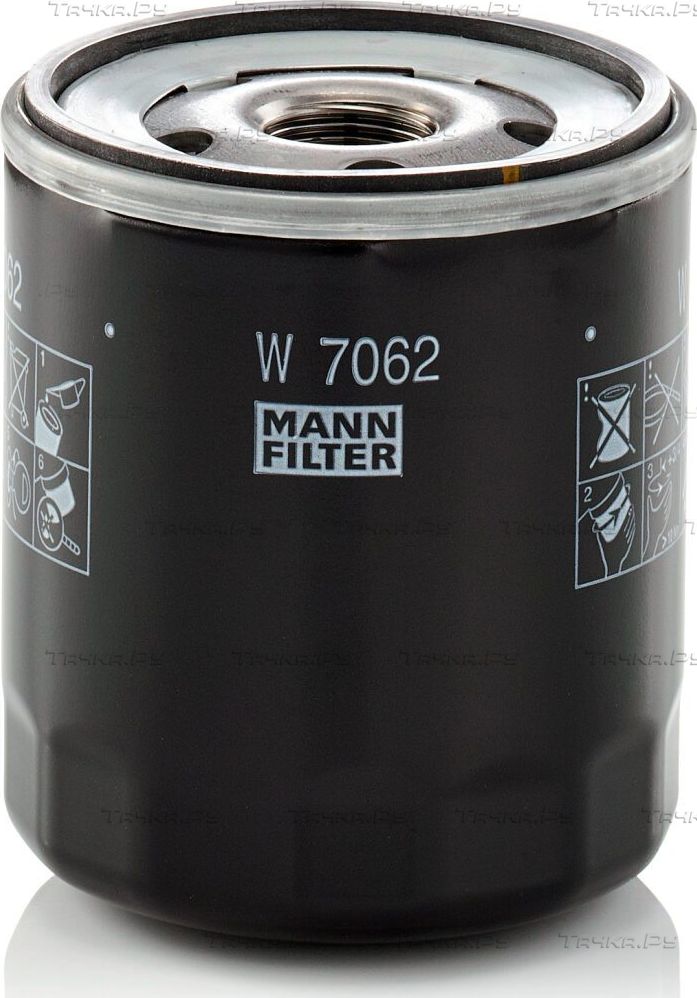 Масляный фильтр Mann-Filter. Артикул W 7062