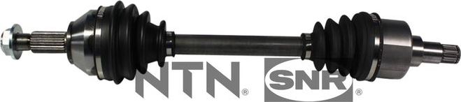 Полуось (привод в сборе, приводной вал) NTN / SNR. Артикул DK52.001