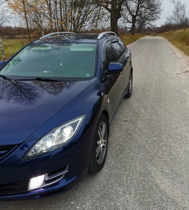 Дефлекторы Cobra Tuning для окон с хромированным молдингом Mazda 6 II универсал 2007-2012. Артикул M22707CR