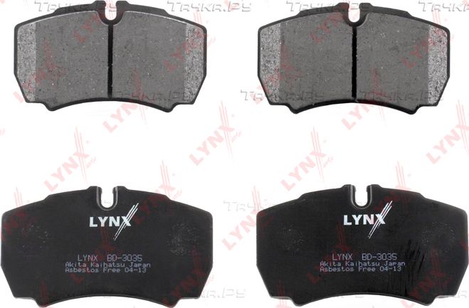 Тормозные колодки LYNXauto. Артикул BD-3035