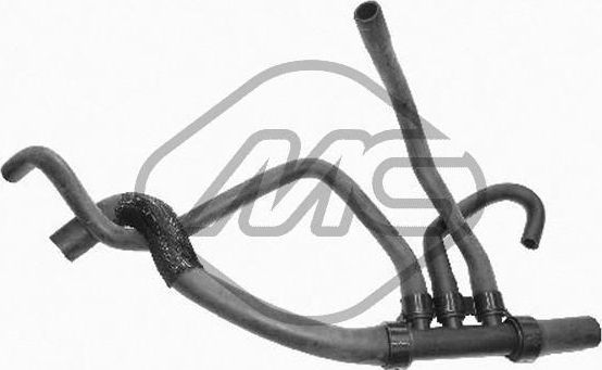 Патрубок радиатора (системы охлаждения) Metalcaucho нижний для Renault Scenic II 2000-2003. Артикул 08920