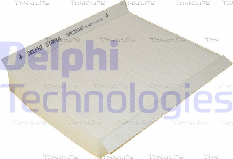 Салонный фильтр Delphi для Fiat Punto III Punto Evo 2001-2012. Артикул TSP0325152