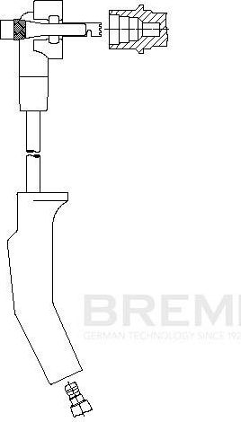 Высоковольтные провода (провода зажигания) Bremi. Артикул 816/75