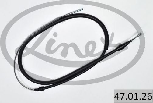 Трос ручника (тросик ручного тормоза) Linex. Артикул 47.01.26