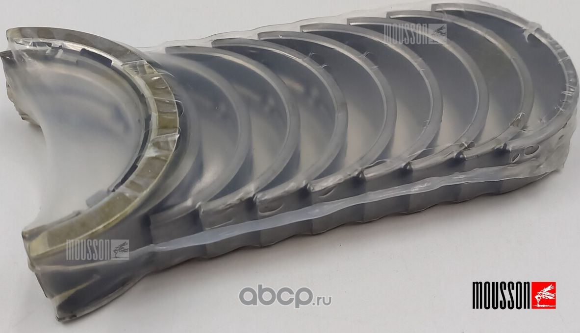 SBRAODASTD_Вкладыши коленвала коренные FORD 1.6-2.0L AODA/XQDA комплект Mousson. Артикул SBRAODASTD