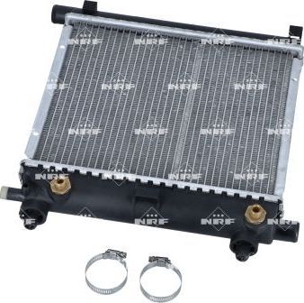 Радиатор охлаждения двигателя NRF (алюминий) для Mercedes-Benz W124, A124 1985-1993. Артикул 517662