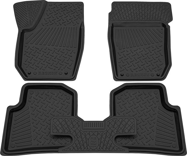 Коврики Rezkon резиновые для салона Skoda Fabia II хэтчбек 2007-2014. Артикул 1030005100