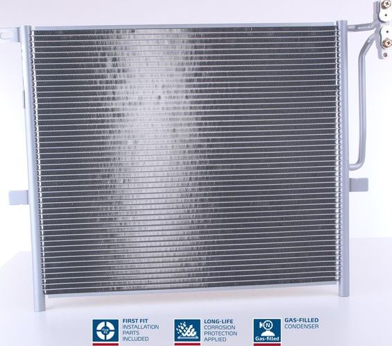 Радиатор кондиционера (конденсатор) Nissens (алюминий). Артикул 94761