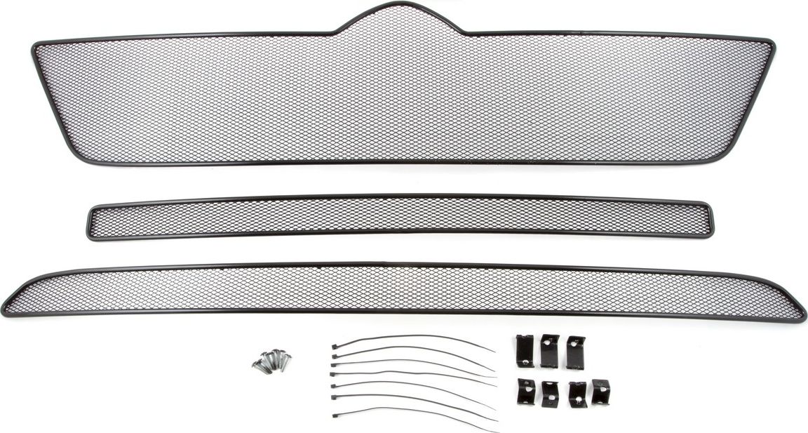 Сетка Arbori на решётку бампера, черная 10 мм для Daewoo Matiz 2014-2026. Артикул 01-110115-101