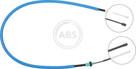 Трос ручника (тросик ручного тормоза) ABS задний правый для Renault Clio II 1998-2013. Артикул K19198