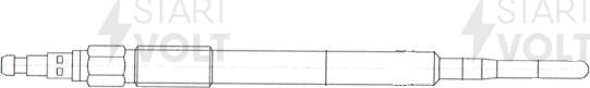 Свеча накаливания (накала) StartVOLT. Артикул GLSP 089