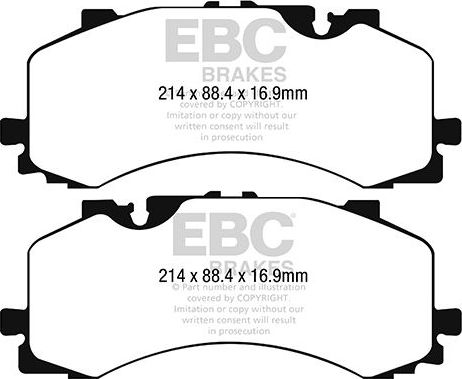 Тормозные колодки EBC Brakes. Артикул DP42279R