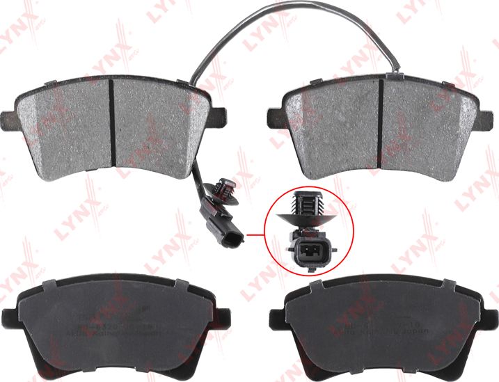 Тормозные колодки LYNXauto. Артикул BD-6320