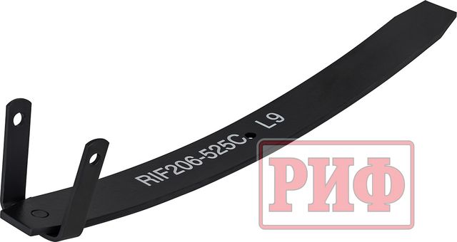 Лист 9 рессоры RIF206-525C РИФ 7х60х550 мм для УАЗ Буханка 3741, 3909, 2206, 3962 1990-2026. Артикул RIF206-525C-L9