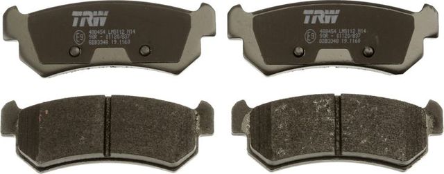 Тормозные колодки TRW COTEC. Артикул GDB3348