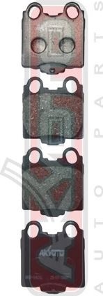 Тормозные колодки Akyoto Packing AKYOTO. Артикул AKD-1421