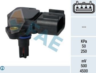 Датчик абсолютного давления (ДАД, MAP) FAE для Ford Transit VI 2000-2006. Артикул 15069