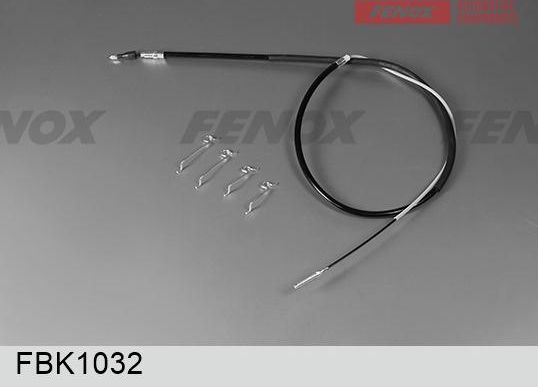 Трос ручника (тросик ручного тормоза) Fenox. Артикул FBK1032