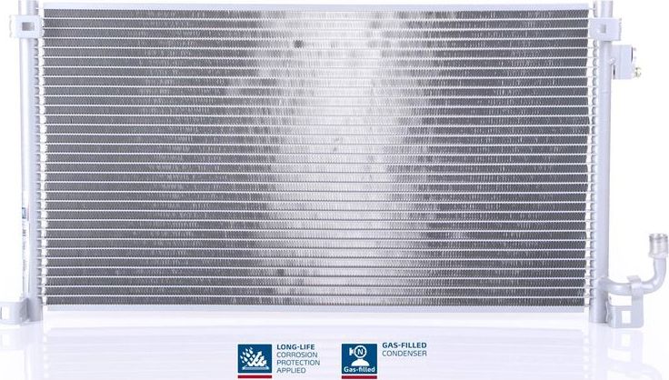 Радиатор кондиционера (конденсатор) Nissens (алюминий). Артикул 94599