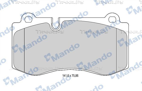 Тормозные колодки Mando. Артикул MBF015673