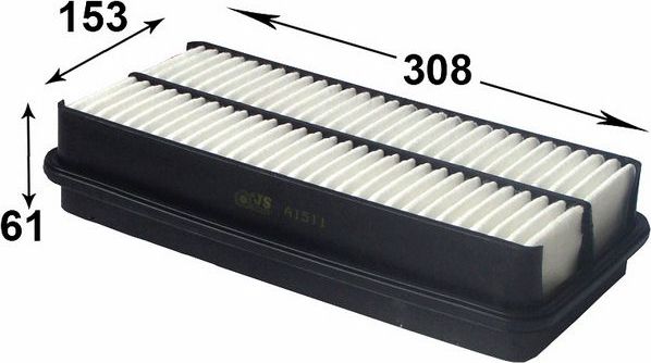 Воздушный фильтр JS Asakashi. Артикул A1511