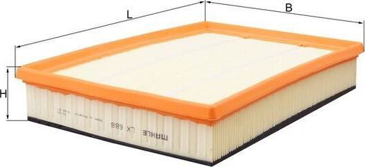 Воздушный фильтр Mahle. Артикул LX 688
