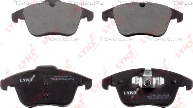Тормозные колодки LYNXauto передние для Ford Galaxy II 2006-2015. Артикул BD-3004