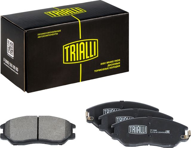 Тормозные колодки Trialli (Low-Metallic). Артикул PF 2366