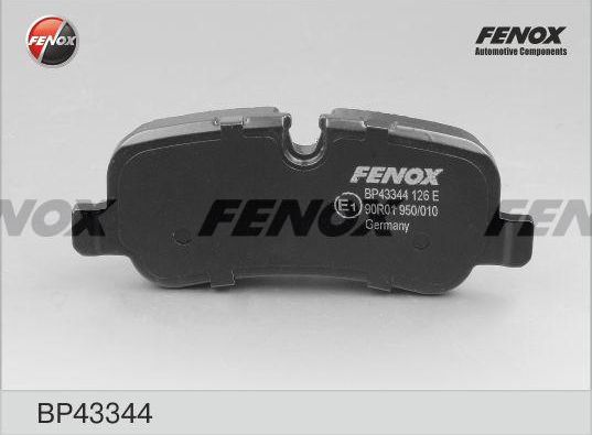 Тормозные колодки Fenox. Артикул BP43344