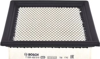 Воздушный фильтр Bosch. Артикул F 026 400 518