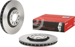 Тормозной диск Brembo PRIME LINE - UV Coated передний для Alfa Romeo 159 2005-2011. Артикул 09.9363.11