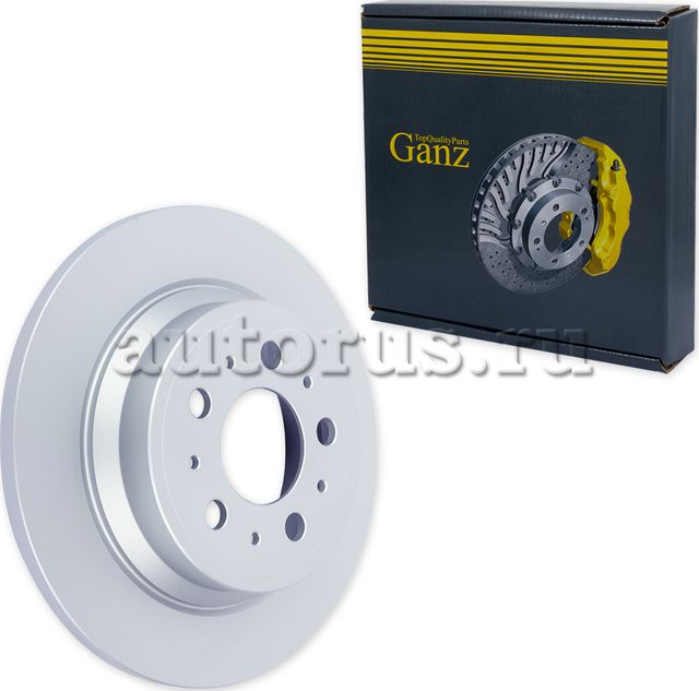 Диск тормозной задний с покрытием (Ganz). Артикул GIJ06114