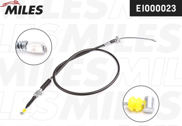 Трос ручника (тросик ручного тормоза) Miles. Артикул EI000023