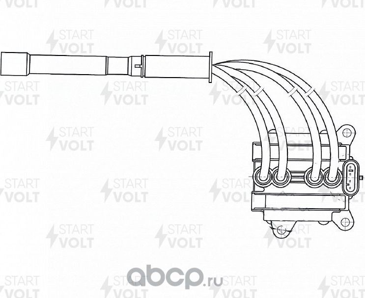 Катушка зажигания StartVOLT. Артикул SC 0909
