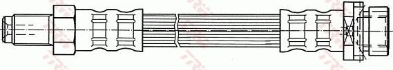 Тормозной шланг TRW. Артикул PHB429