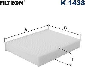 Салонный фильтр Filtron. Артикул K 1438