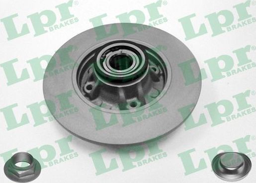 Тормозной диск LPR LPR HUB BRAKE DISC LINE - FULL COATED. Артикул P1011PRCA