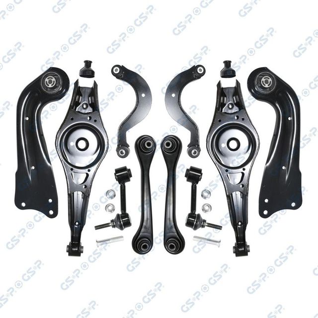 Комплект подвески AUDI A3/VW GOLF V 05- зад. (8рыч.+2тяг.стаб.) GSP. Артикул S990019SK
