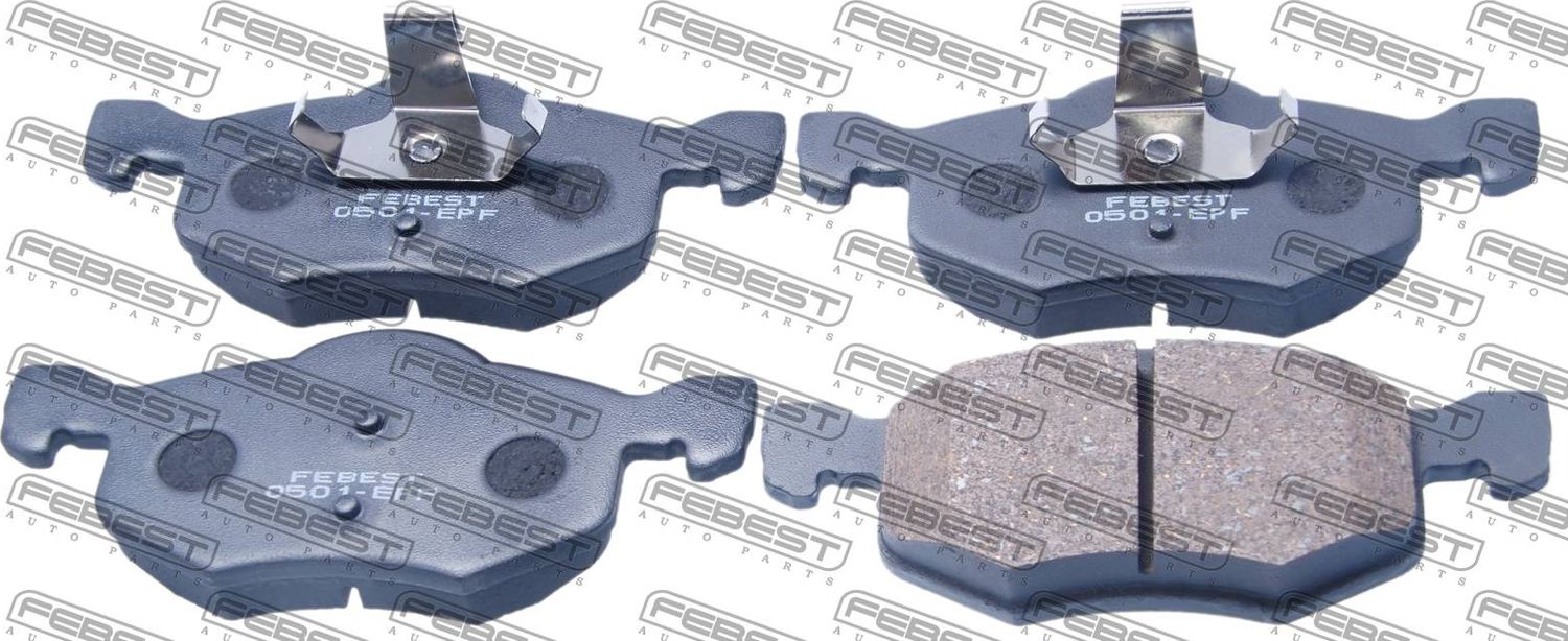 Тормозные колодки Febest. Артикул 0501-EPF