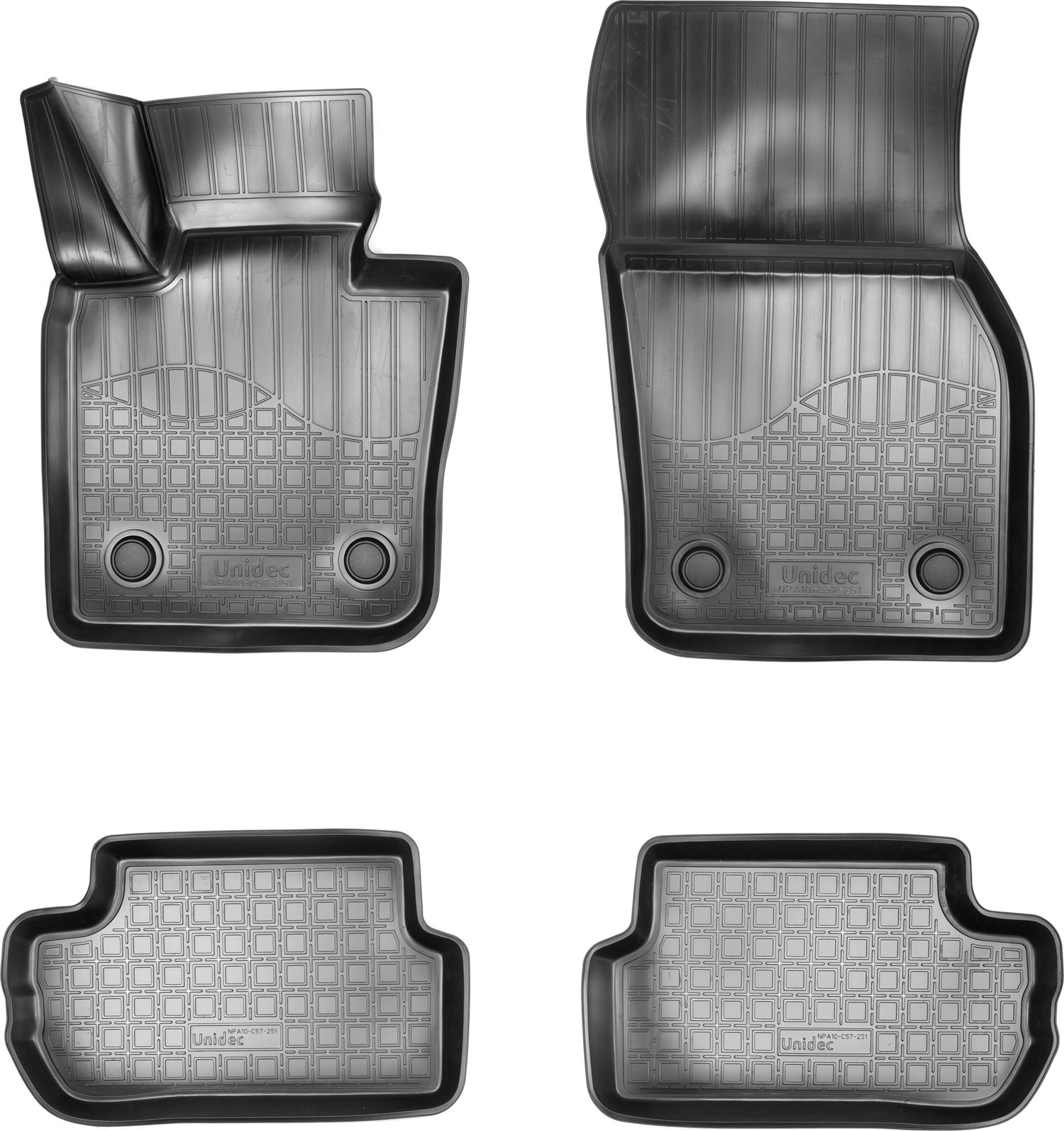 Коврики 3D Норпласт для салона Mini Hatch F56 2014-2018 3-дв.. Артикул NPA10-C57-251