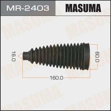 Пыльник рулевой рейки Masuma передний правый/левый для Toyota Corolla E140, E150 2006-2014. Артикул MR-2403
