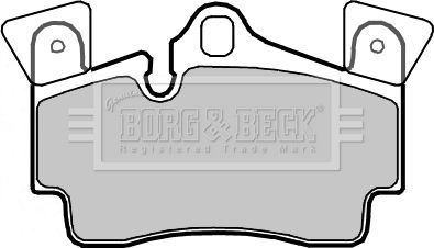 Тормозные колодки Borg & Beck. Артикул BBP2352